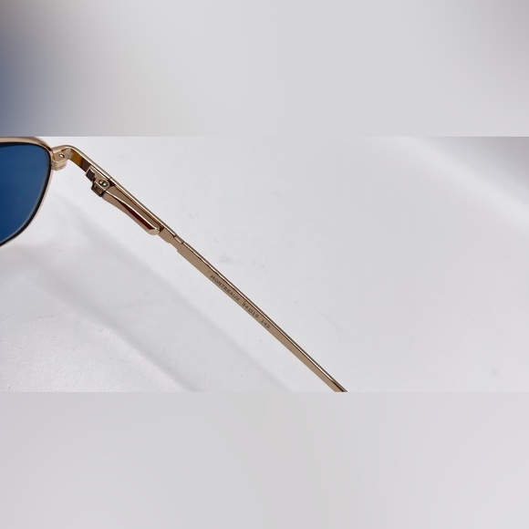 Vintage Pinnacle Montreaux Gold Rectangular Sunglasses Frames Only - Picture 7 of 8